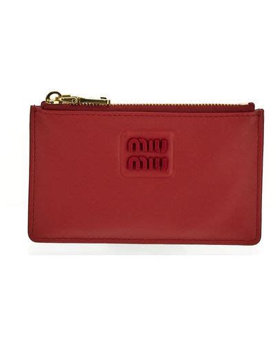 miu miu small leather goods|Wallets, Cardholders And Pouches .